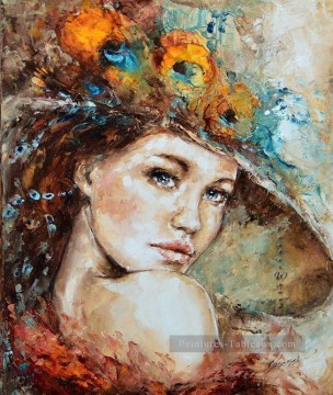Jolie femme 36 Impressionist Peinture à l'huile